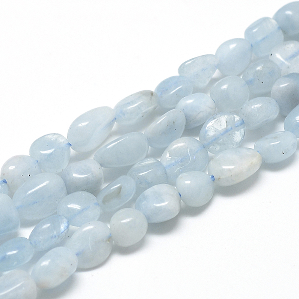 PandaHall Natural Aquamarine Beads Strands, Oval, 8~15x7~12x4~12mm, Hole: 1mm, about 30~45pcs/strand, 15.7 inch Aquamarine Oval
PandaHall Natural Aquamarine Beads Strands, Oval, 8~15x7~12x4~12mm, Hole: 1mm, about 30~45pcs/strand, 15.7 inch Aquamarine Oval