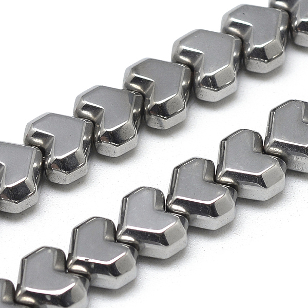 PandaHall Electroplate Non-magnetic Synthetic Hematite Beads Strands, Heart, Platinum Plated, 7x8.5x5mm, Hole: 1mm, about 62pcs/strand, 15.7...
PandaHall Electroplate Non-magnetic Synthetic Hematite Beads Strands, Heart, Platinum Plated, 7x8.5x5mm, Hole: 1mm, about 62pcs/strand, 15.7...