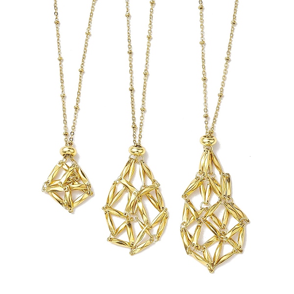 PandaHall 3Pcs 3 Styles 304 Stainless Steel Necklace Makings, Satellite Chains, Golden, 17.52~29.37 inch(44.5~74.6cm), 1pc/style 304...
PandaHall 3Pcs 3 Styles 304 Stainless Steel Necklace Makings, Satellite Chains, Golden, 17.52~29.37 inch(44.5~74.6cm), 1pc/style 304...