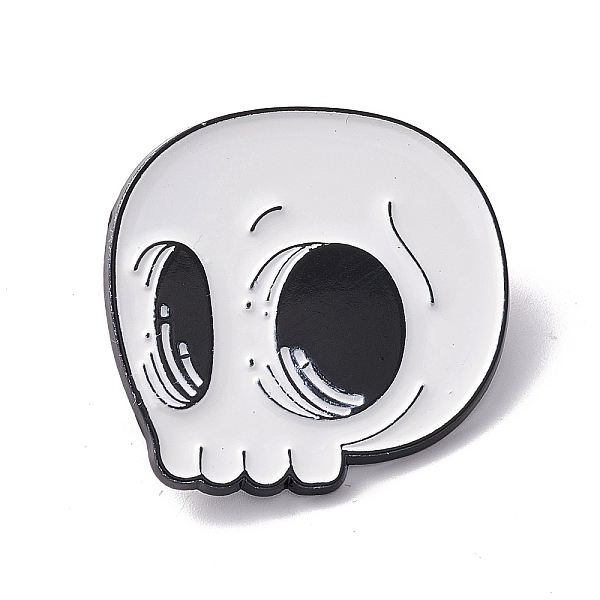 PandaHall Skull Enamel Pin, Halloween Alloy Brooch for Backpack Clothes, Electrophoresis Black, WhiteSmoke, 31.5x32.5x1.5mm Alloy+Enamel..., White
PandaHall Skull Enamel Pin, Halloween Alloy Brooch for Backpack Clothes, Electrophoresis Black, WhiteSmoke, 31.5x32.5x1.5mm Alloy+Enamel..., White