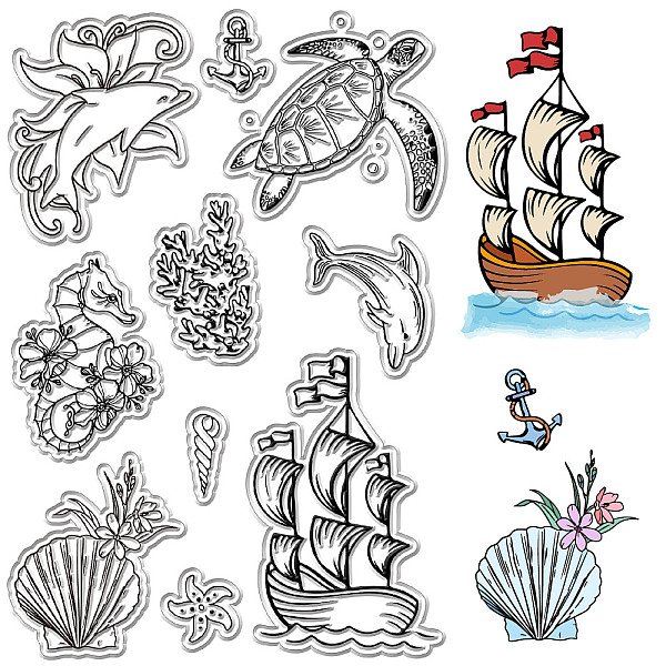 PandaHall Custom PVC Plastic Clear Stamps, for DIY Scrapbooking, Photo Album Decorative, Cards Making, Stamp Sheets, Film Frame, Marine...
PandaHall Custom PVC Plastic Clear Stamps, for DIY Scrapbooking, Photo Album Decorative, Cards Making, Stamp Sheets, Film Frame, Marine...