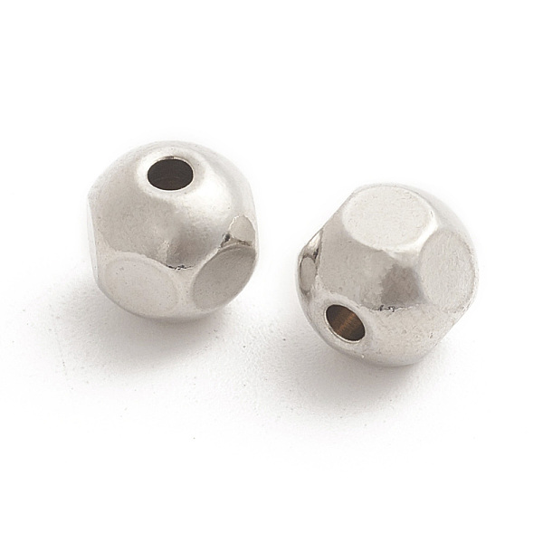 PandaHall 304 Stainless Steel Beads, Faceted, Round , Stainless Steel Color, 6x6x6mm, Hole: 1.5mm 304 Stainless Steel Round
PandaHall 304 Stainless Steel Beads, Faceted, Round , Stainless Steel Color, 6x6x6mm, Hole: 1.5mm 304 Stainless Steel Round