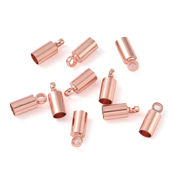 PandaHall Brass Cord Ends, Nickel Free, Rose Gold, 9x3.5mm, Hole: 1.5mm, 3mm inner diameter Brass
PandaHall Brass Cord Ends, Nickel Free, Rose Gold, 9x3.5mm, Hole: 1.5mm, 3mm inner diameter Brass