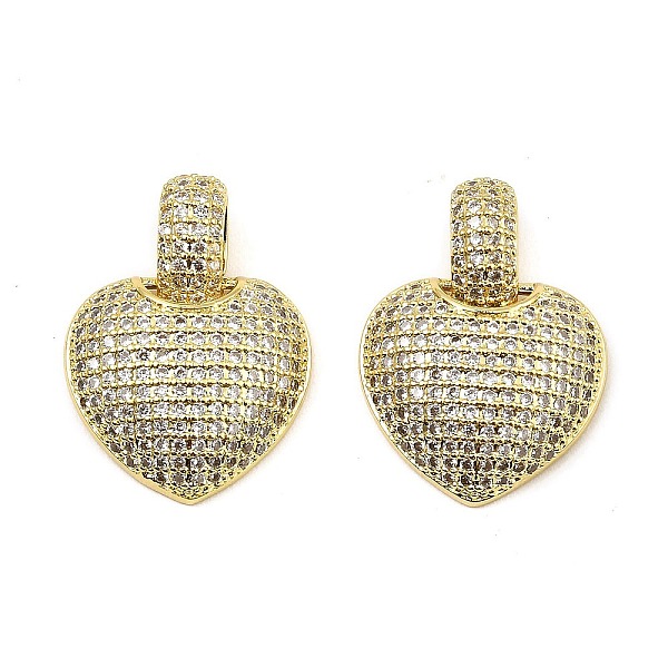 PandaHall Rack Plating Brass Micro Pave Cubic Zirconia Pendants, Long-Lasting Plated, Lead Free & Cadmium Free, Heart, Real 18K Gold Plated..., Clear
PandaHall Rack Plating Brass Micro Pave Cubic Zirconia Pendants, Long-Lasting Plated, Lead Free & Cadmium Free, Heart, Real 18K Gold Plated..., Clear