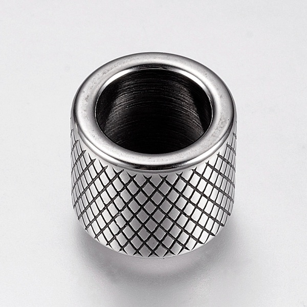 PandaHall 304 Stainless Steel Beads, Column, Antique Silver, 12x10mm, Hole: 8mm 304 Stainless Steel Column
PandaHall 304 Stainless Steel Beads, Column, Antique Silver, 12x10mm, Hole: 8mm 304 Stainless Steel Column