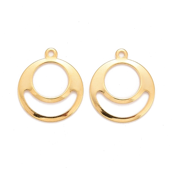 PandaHall 201 Stainless Steel Pendants, Round Ring, Real 24k Gold Plated, 18.5x16x1.2mm, Hole: 1.4mm 201 Stainless Steel Others
PandaHall 201 Stainless Steel Pendants, Round Ring, Real 24k Gold Plated, 18.5x16x1.2mm, Hole: 1.4mm 201 Stainless Steel Others