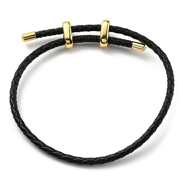 PandaHall Leather Braided Cord Bracelets, Adjustable Bracelet, Black, Inner Diameter: 5/8~2-7/8 inch(1.5~7.3cm) Leather Black
PandaHall Leather Braided Cord Bracelets, Adjustable Bracelet, Black, Inner Diameter: 5/8~2-7/8 inch(1.5~7.3cm) Leather Black
