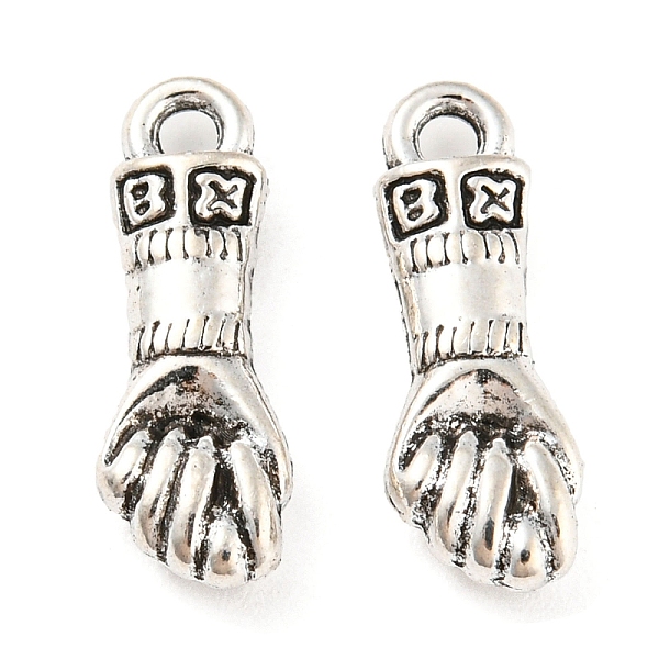 PandaHall Tibetan Style Alloy Pendants, Cadmium Free & Lead Free, Arm, Antique Silver, 15x5.5x3mm, Hole: 1.5mm Alloy Others 
PandaHall Tibetan Style Alloy Pendants, Cadmium Free & Lead Free, Arm, Antique Silver, 15x5.5x3mm, Hole: 1.5mm Alloy Others