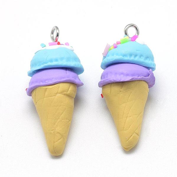PandaHall Handmade Polymer Clay Pendants, Ice Cream, Turquoise, 37~40x14~16mm, Hole: 2mm Polymer Clay Food Blue
PandaHall Handmade Polymer Clay Pendants, Ice Cream, Turquoise, 37~40x14~16mm, Hole: 2mm Polymer Clay Food Blue