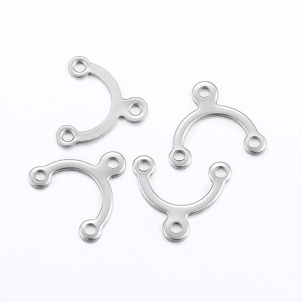 PandaHall 304 Stainless Steel Links, Chandelier Component Links, 3 Loop Connectors, Stainless Steel Color, 8.5x9.5x0.5mm, Hole: 1mm 304...
PandaHall 304 Stainless Steel Links, Chandelier Component Links, 3 Loop Connectors, Stainless Steel Color, 8.5x9.5x0.5mm, Hole: 1mm 304...