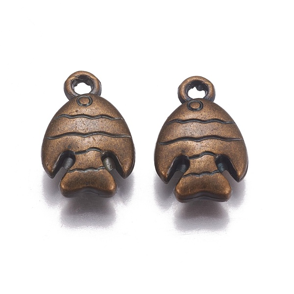 PandaHall CCB Plastic Pendants, Fish, Antique Bronze, 18x12x4.5mm, Hole: 2mm Plastic Fish
PandaHall CCB Plastic Pendants, Fish, Antique Bronze, 18x12x4.5mm, Hole: 2mm Plastic Fish