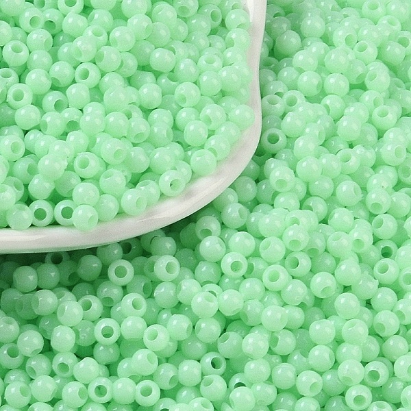 PandaHall Opaque Acrylic Beads, Round, Aquamarine, 3x2.5mm, Hole: 1.2mm, about 48000pcs/500g Acrylic Round Green
PandaHall Opaque Acrylic Beads, Round, Aquamarine, 3x2.5mm, Hole: 1.2mm, about 48000pcs/500g Acrylic Round Green