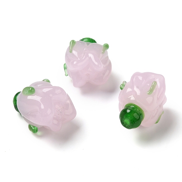 PandaHall Handmade Lampwork Beads, Flower, Pearl Pink, 16x14~15mm, Hole: 1.2mm Lampwork Flower
PandaHall Handmade Lampwork Beads, Flower, Pearl Pink, 16x14~15mm, Hole: 1.2mm Lampwork Flower
