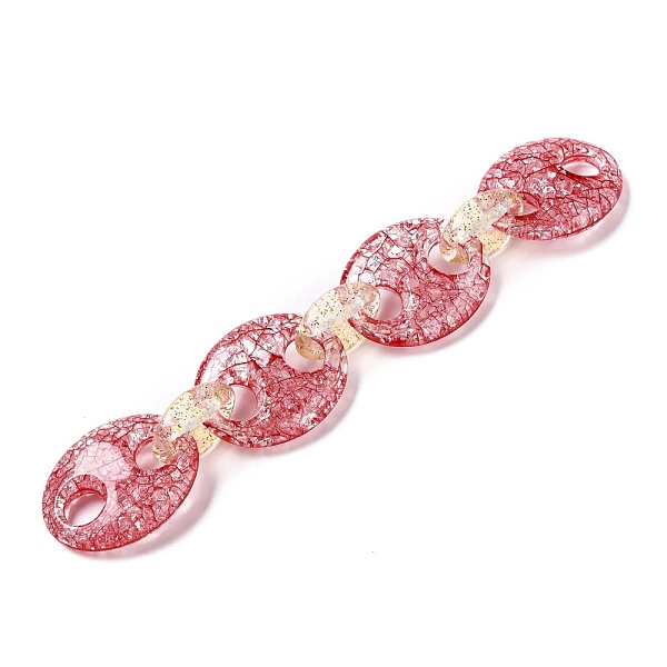 PandaHall Handmade Crackle Acrylic Coffee Bean Chains, with Glitter Powder, FireBrick, 43x34x11mm, 27x18x9.5mm, about 39.37 inch(1m)/strand..., Red
PandaHall Handmade Crackle Acrylic Coffee Bean Chains, with Glitter Powder, FireBrick, 43x34x11mm, 27x18x9.5mm, about 39.37 inch(1m)/strand..., Red