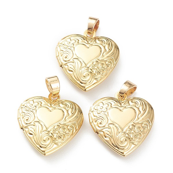 PandaHall Brass Locket Pendants, Photo Frame Pendants for Necklaces, Long-Lasting Plated, Heart with Flower, Real 18K Gold Plated...
PandaHall Brass Locket Pendants, Photo Frame Pendants for Necklaces, Long-Lasting Plated, Heart with Flower, Real 18K Gold Plated...