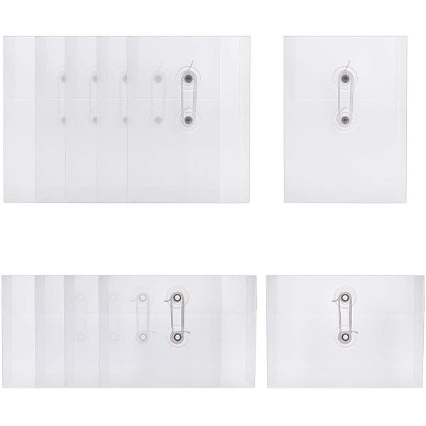PandaHall A6 Transparent Plastic File Bag, String Closure Folder Bag, Office Supply, Clear, 15.7x11.5x0.25cm, 15.8x11.5x0.25cm, 20pcs/set...
PandaHall A6 Transparent Plastic File Bag, String Closure Folder Bag, Office Supply, Clear, 15.7x11.5x0.25cm, 15.8x11.5x0.25cm, 20pcs/set...