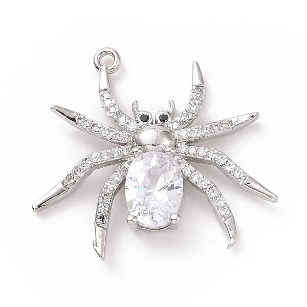 PandaHall Eco-friendly Brass Micro Pave Cubic Zirconia Pendants, Cadmium Free & Lead Free, Long-Lasting Plated, Spider, Platinum, 24x26x4mm...
PandaHall Eco-friendly Brass Micro Pave Cubic Zirconia Pendants, Cadmium Free & Lead Free, Long-Lasting Plated, Spider, Platinum, 24x26x4mm...