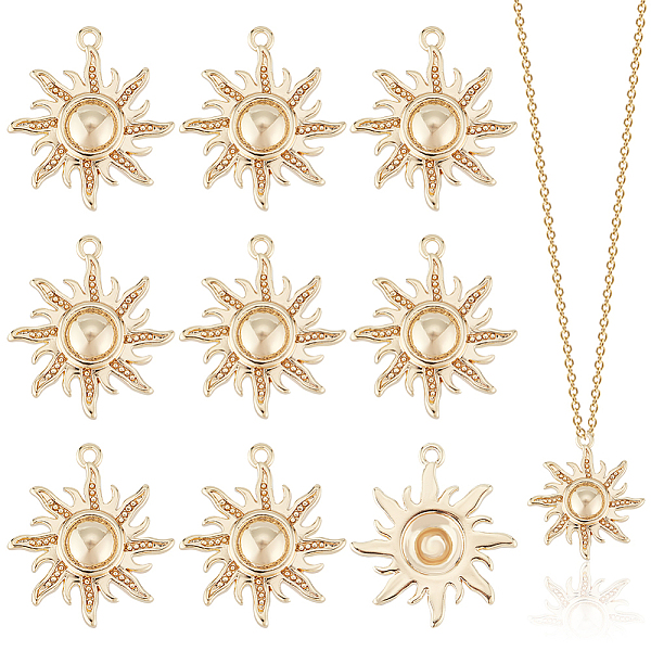 PandaHall BENECREAT 10Pcs 18K Real Gold Plated Sun Shape Pendant, Gold Sun Charms Celestial Pendants for Crafting Bracelet Necklace Jewelry..., Clear
PandaHall BENECREAT 10Pcs 18K Real Gold Plated Sun Shape Pendant, Gold Sun Charms Celestial Pendants for Crafting Bracelet Necklace Jewelry..., Clear