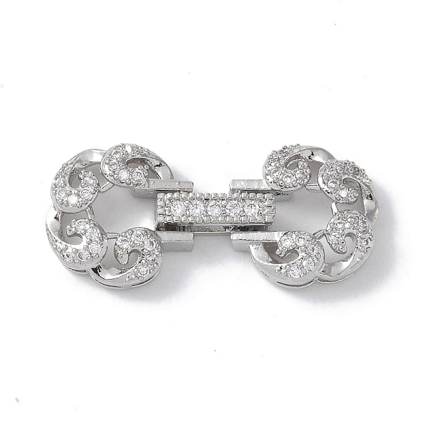 PandaHall Rack Plating Brass Micro Pave Clear Cubic Zirconia Fold Over Clasps, Cadmium Free & Lead Free, Long-Lasting Plated, Platinum, 29mm...
PandaHall Rack Plating Brass Micro Pave Clear Cubic Zirconia Fold Over Clasps, Cadmium Free & Lead Free, Long-Lasting Plated, Platinum, 29mm...