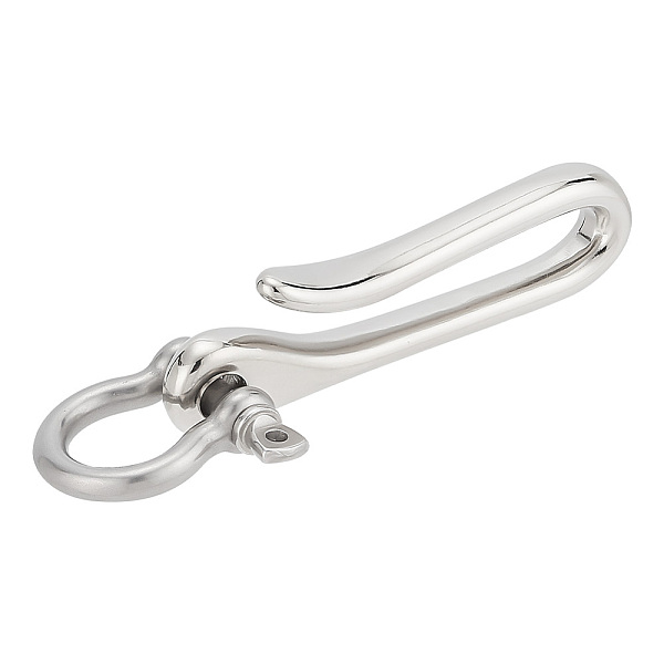PandaHall 1Pc U-Shaped Brass Key Hook Shanckle Clasps, for Wallet Chain, Key Chain Clasp, Pocket Clip, with 1Pc Brass D-Ring Anchor...
PandaHall 1Pc U-Shaped Brass Key Hook Shanckle Clasps, for Wallet Chain, Key Chain Clasp, Pocket Clip, with 1Pc Brass D-Ring Anchor...