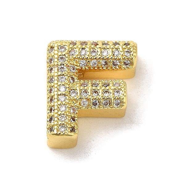 PandaHall Brass Micro Pave Clear Cubic Zirconia Charms, Real 18K Gold Plated, Letter F, 13x11x5mm, Hole: 2x2.5mm Brass+Cubic Zirconia Letter...
PandaHall Brass Micro Pave Clear Cubic Zirconia Charms, Real 18K Gold Plated, Letter F, 13x11x5mm, Hole: 2x2.5mm Brass+Cubic Zirconia Letter...
