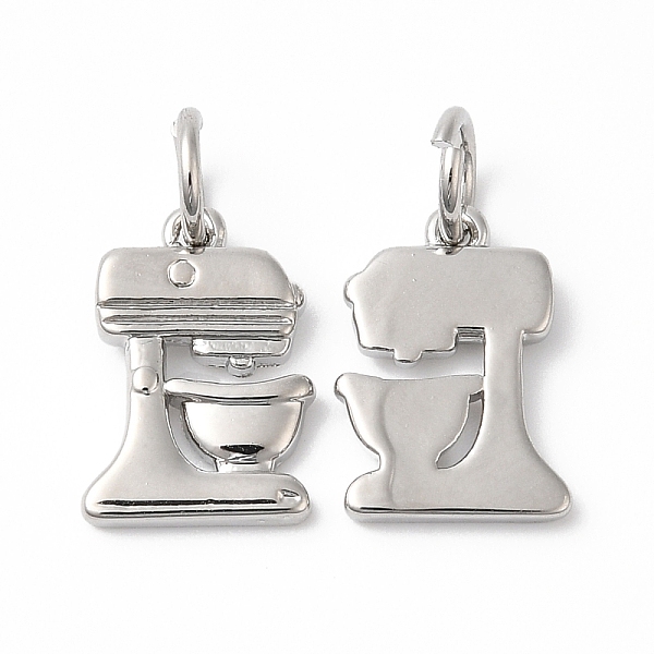 PandaHall Eco-Friendly Rack Plating Brass Charms, with Jump Ring, Long-Lasting Plated, Lead Free & Cadmium Free, Mixer Charm, Platinum...
PandaHall Eco-Friendly Rack Plating Brass Charms, with Jump Ring, Long-Lasting Plated, Lead Free & Cadmium Free, Mixer Charm, Platinum...
