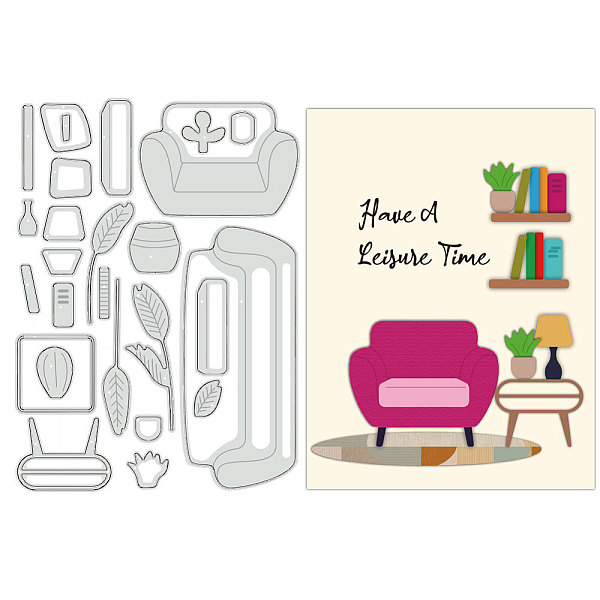 PandaHall BENECREAT Sofa Bookshelf Cutting Dies Stencils, Potted Plant Home Theme Die Cuts DIY Craft Embossing Template for Card Making...
PandaHall BENECREAT Sofa Bookshelf Cutting Dies Stencils, Potted Plant Home Theme Die Cuts DIY Craft Embossing Template for Card Making...