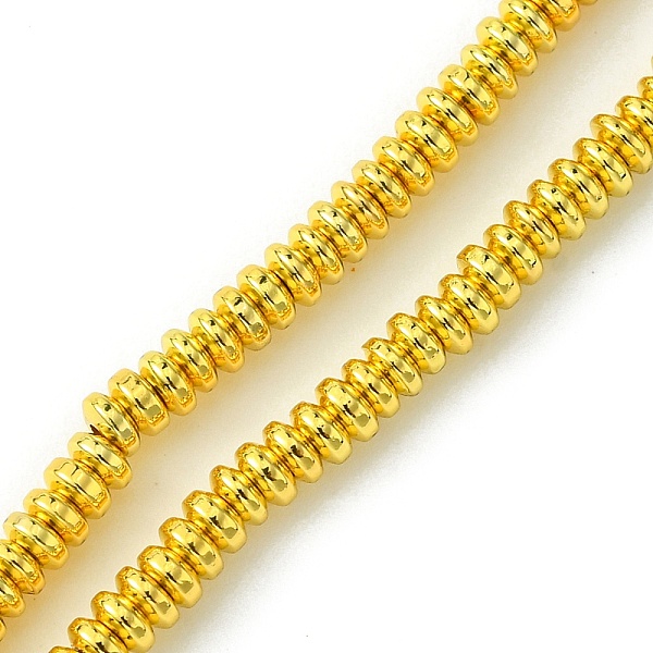 PandaHall Electroplated Synthetic Non-Magnetic Hematite Beads Strands, Disc, Heishi Beads, Golden Plated, 3x1.5mm, Hole: 1mm, about...
PandaHall Electroplated Synthetic Non-Magnetic Hematite Beads Strands, Disc, Heishi Beads, Golden Plated, 3x1.5mm, Hole: 1mm, about...
