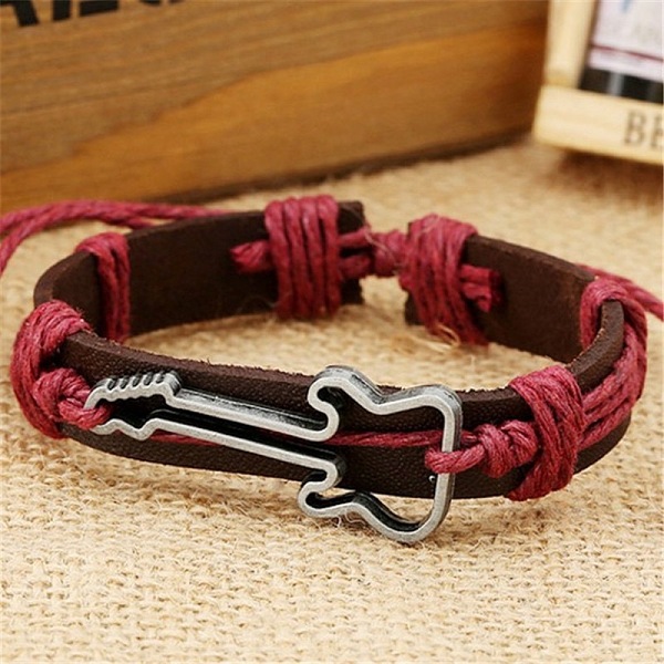 PandaHall Zinc alloy environmentally friendly guitar accessories genuine leather bracelet Leather Guitar
PandaHall Zinc alloy environmentally friendly guitar accessories genuine leather bracelet Leather Guitar