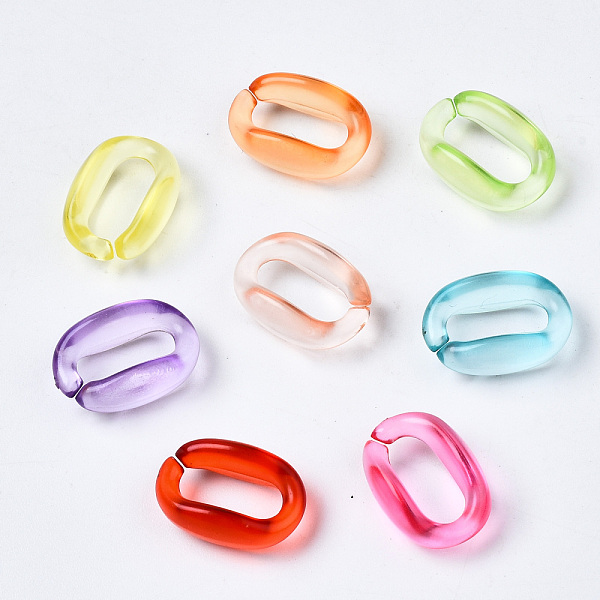 PandaHall Transparent Acrylic Linking Rings, Quick Link Connectors, for Cable Chains Making, Oval, Mixed Color, 15.5x11x6mm, Inner Diameter..., Multicolor
PandaHall Transparent Acrylic Linking Rings, Quick Link Connectors, for Cable Chains Making, Oval, Mixed Color, 15.5x11x6mm, Inner Diameter..., Multicolor