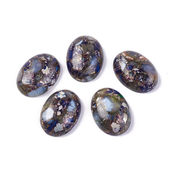PandaHall Assembled Synthetic Imperial Jasper and Chalcedony Cabochons, Dyed, Oval, 25~25.5x18~18.5x7.2mm Chalcedony Oval
PandaHall Assembled Synthetic Imperial Jasper and Chalcedony Cabochons, Dyed, Oval, 25~25.5x18~18.5x7.2mm Chalcedony Oval