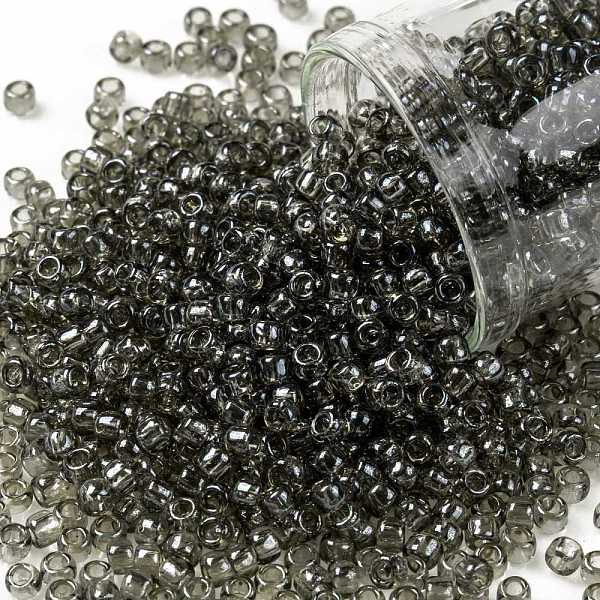 PandaHall TOHO Round Seed Beads, Japanese Seed Beads, (120) Smoke Transparent Luster, 8/0, 3mm, Hole: 1mm, about 1110pcs/50g Glass Gray
PandaHall TOHO Round Seed Beads, Japanese Seed Beads, (120) Smoke Transparent Luster, 8/0, 3mm, Hole: 1mm, about 1110pcs/50g Glass Gray