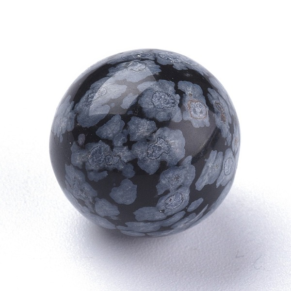 PandaHall Natural Snowflake Obsidian Beads, Gemstone Sphere, No Hole/Undrilled, Round, 17.5~18mm Snowflake Obsidian Round
PandaHall Natural Snowflake Obsidian Beads, Gemstone Sphere, No Hole/Undrilled, Round, 17.5~18mm Snowflake Obsidian Round