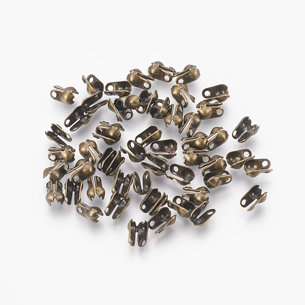PandaHall Iron Bead Tips, Calotte Ends, Cadmium Free & Lead Free, Clamshell Knot Cover, Antique Bronze, 6x3.5mm, Hole: 1mm, 2.4mm inner...
PandaHall Iron Bead Tips, Calotte Ends, Cadmium Free & Lead Free, Clamshell Knot Cover, Antique Bronze, 6x3.5mm, Hole: 1mm, 2.4mm inner...