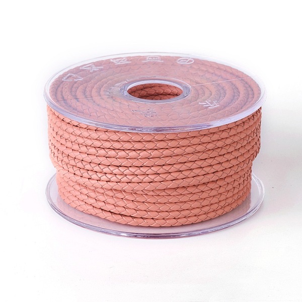PandaHall Braided Cowhide Cord, Leather Jewelry Cord, Jewelry DIY Making Material, Coral, 3mm, about 5.46 yards(5m)/roll Cowhide Round Red
PandaHall Braided Cowhide Cord, Leather Jewelry Cord, Jewelry DIY Making Material, Coral, 3mm, about 5.46 yards(5m)/roll Cowhide Round Red