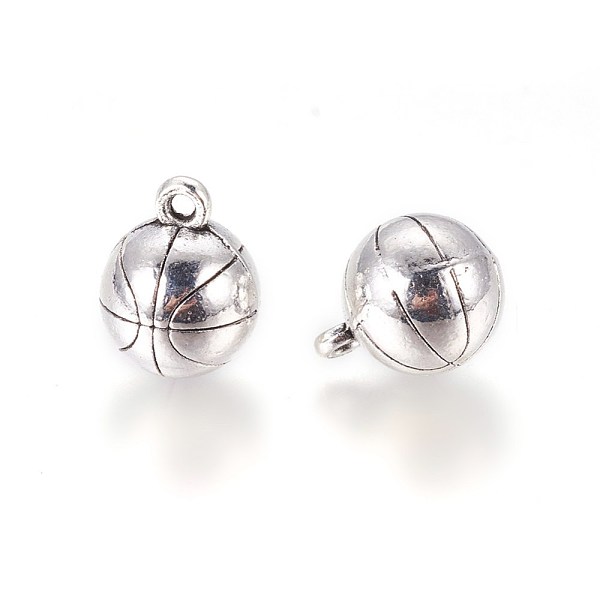 PandaHall Tibetan Style Zinc Alloy Charms, Basketball, Antique Silver, 14x11mm, Hole: 1.5mm Alloy Sports
PandaHall Tibetan Style Zinc Alloy Charms, Basketball, Antique Silver, 14x11mm, Hole: 1.5mm Alloy Sports