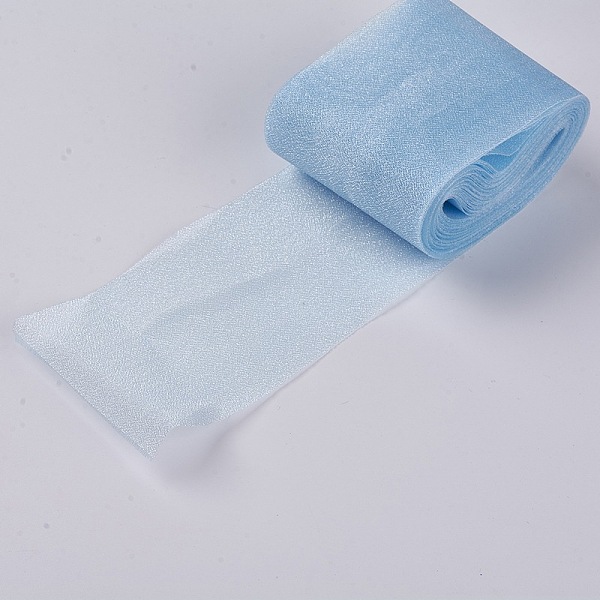 PandaHall Nylon Organza Ribbon, Sky Blue, 2-3/8 inch(6cm), about 10yards/bundle Nylon Blue
PandaHall Nylon Organza Ribbon, Sky Blue, 2-3/8 inch(6cm), about 10yards/bundle Nylon Blue