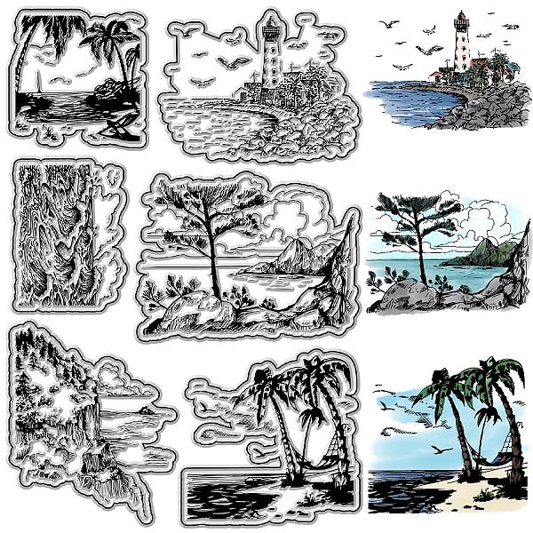 PandaHall CRASPIRE Coastal Background Clear Rubber Stamps Sea Scenery View Vintage Reusable Transparent Silicone Stamp Seals for Journaling...
PandaHall CRASPIRE Coastal Background Clear Rubber Stamps Sea Scenery View Vintage Reusable Transparent Silicone Stamp Seals for Journaling...