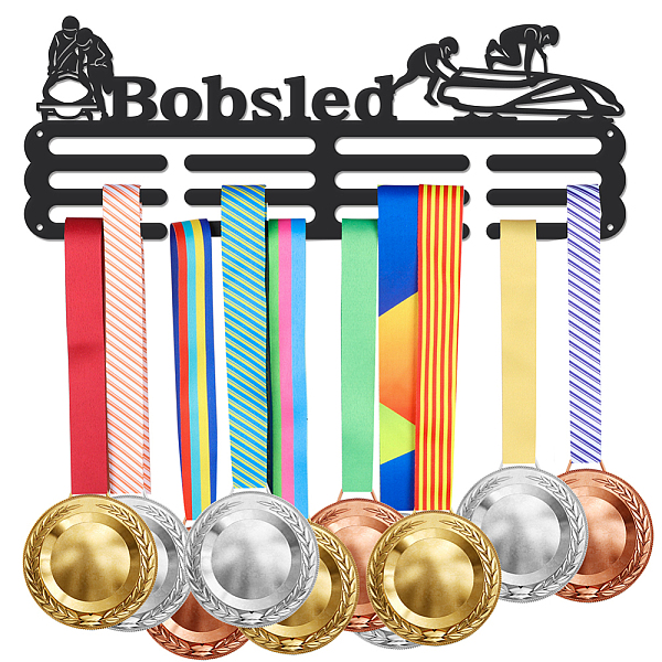PandaHall Sports Theme Iron Medal Hanger Holder Display Wall Rack, with Screws, Skiing Pattern, 150x400mm Iron Sports Black
PandaHall Sports Theme Iron Medal Hanger Holder Display Wall Rack, with Screws, Skiing Pattern, 150x400mm Iron Sports Black