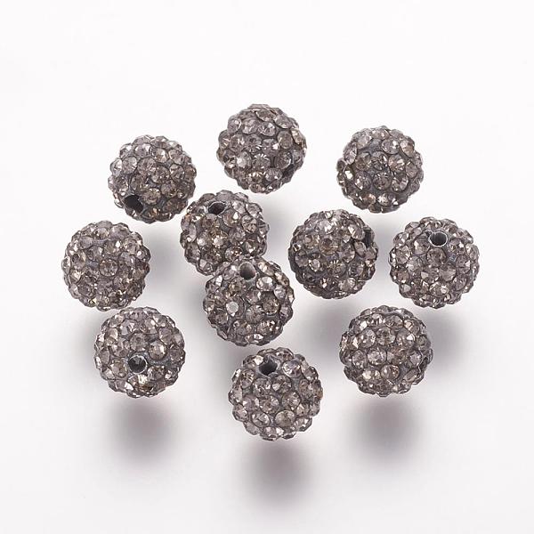 PandaHall Polymer Clay Rhinestone Beads, Grade A, Round, Pave Disco Ball Beads, Black Diamond, 10x9.5mm, Hole: 1.5mm Polymer Clay+Glass..., Gray
PandaHall Polymer Clay Rhinestone Beads, Grade A, Round, Pave Disco Ball Beads, Black Diamond, 10x9.5mm, Hole: 1.5mm Polymer Clay+Glass..., Gray