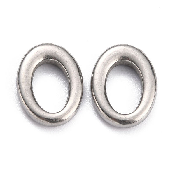 PandaHall 304 Stainless Steel Linking Ring, Oval, Stainless Steel Color, 13.5x10x2.8mm 304 Stainless Steel Oval
PandaHall 304 Stainless Steel Linking Ring, Oval, Stainless Steel Color, 13.5x10x2.8mm 304 Stainless Steel Oval