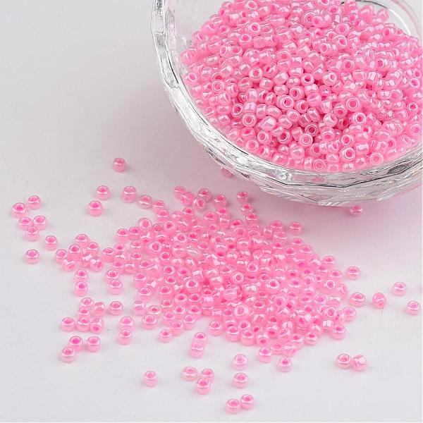 PandaHall 12/0 Ceylon Round Glass Seed Beads, Pink, Size: about 2mm in diameter, hole:1mm, about 3303pcs/50g Glass Pink
PandaHall 12/0 Ceylon Round Glass Seed Beads, Pink, Size: about 2mm in diameter, hole:1mm, about 3303pcs/50g Glass Pink
