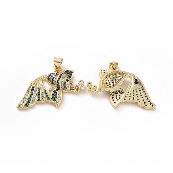 PandaHall Brass Micro Pave Clear Cubic Zirconia Pendants, Fish, Green, 28~30x19x4mm, Hole: 3.5x5mm Brass+Cubic Zirconia Fish Green
PandaHall Brass Micro Pave Clear Cubic Zirconia Pendants, Fish, Green, 28~30x19x4mm, Hole: 3.5x5mm Brass+Cubic Zirconia Fish Green