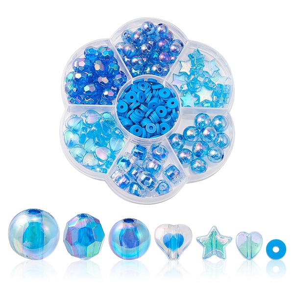 PandaHall DIY Beads Jewelry Making Finding Kit, Inlcluding Heart & Star & Round Acrylic & Polymer Clay Disc Beads, Blue, 6~11x6~11.5x1~9mm...
PandaHall DIY Beads Jewelry Making Finding Kit, Inlcluding Heart & Star & Round Acrylic & Polymer Clay Disc Beads, Blue, 6~11x6~11.5x1~9mm...