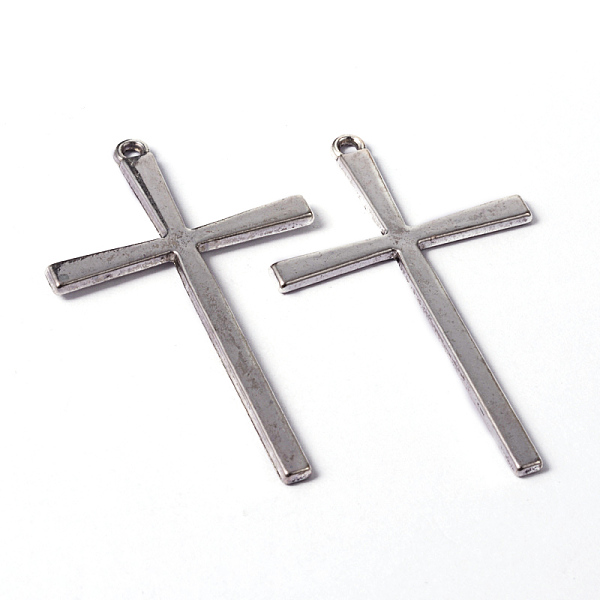 PandaHall Tibetan Style Alloy Cross Large Pendants, Lead Free, Cadmium Free and Nickel Free, Antique Silver, 61.5mm long, 36.5mm wide, 2mm...
PandaHall Tibetan Style Alloy Cross Large Pendants, Lead Free, Cadmium Free and Nickel Free, Antique Silver, 61.5mm long, 36.5mm wide, 2mm...