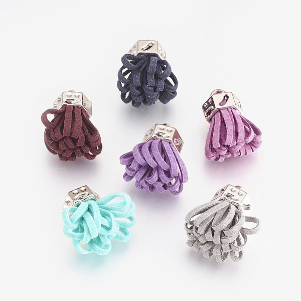 PandaHall Faux Suede Pendant Decorations, with CCB Plastic Cord Ends, Mixed Color, 24x8mm, Hole: 3mm Faux Suede Others Multicolor
PandaHall Faux Suede Pendant Decorations, with CCB Plastic Cord Ends, Mixed Color, 24x8mm, Hole: 3mm Faux Suede Others Multicolor