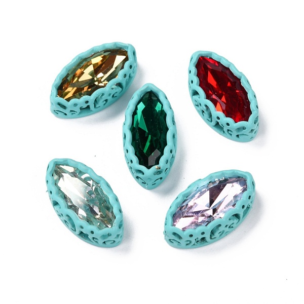 PandaHall Sew on Rhinestone, Glass Rhinestone, with Brass Findings, Garments Accessories, Horse Eye, Mixed Color, Cyan, 17.5x9.5x5.5mm, Hole...
PandaHall Sew on Rhinestone, Glass Rhinestone, with Brass Findings, Garments Accessories, Horse Eye, Mixed Color, Cyan, 17.5x9.5x5.5mm, Hole...