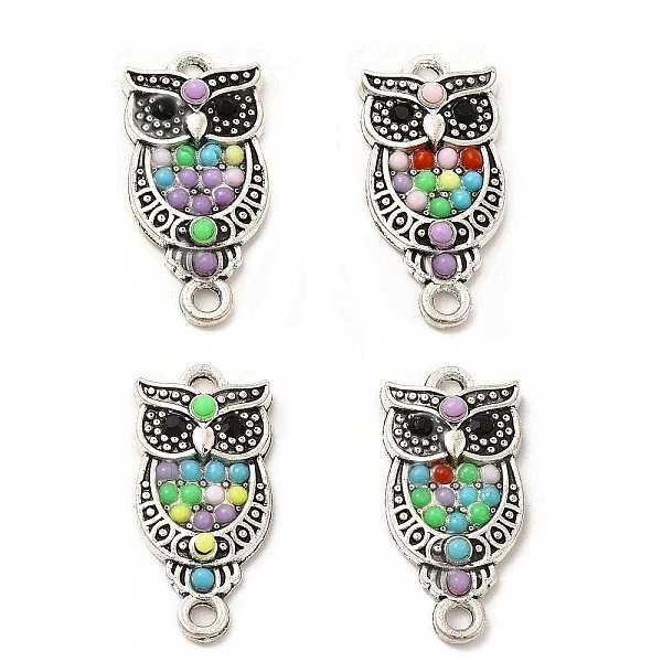 PandaHall Alloy Jet Rhinestone Connector Charms, Owl Links, with Synthetic Turquoise Beads, Antique Silver, Nickel, Mixed Color, 24x11x4mm..., Multicolor
PandaHall Alloy Jet Rhinestone Connector Charms, Owl Links, with Synthetic Turquoise Beads, Antique Silver, Nickel, Mixed Color, 24x11x4mm..., Multicolor
