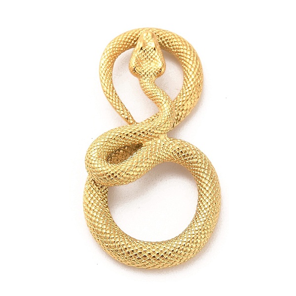 PandaHall Ion Plating(IP) 304 Stainless Steel Big Pendants, Snake Charms, Golden, 50.5x27x9mm, Hole: 16x14mm and 16x17.5mm 304 Stainless...
PandaHall Ion Plating(IP) 304 Stainless Steel Big Pendants, Snake Charms, Golden, 50.5x27x9mm, Hole: 16x14mm and 16x17.5mm 304 Stainless...