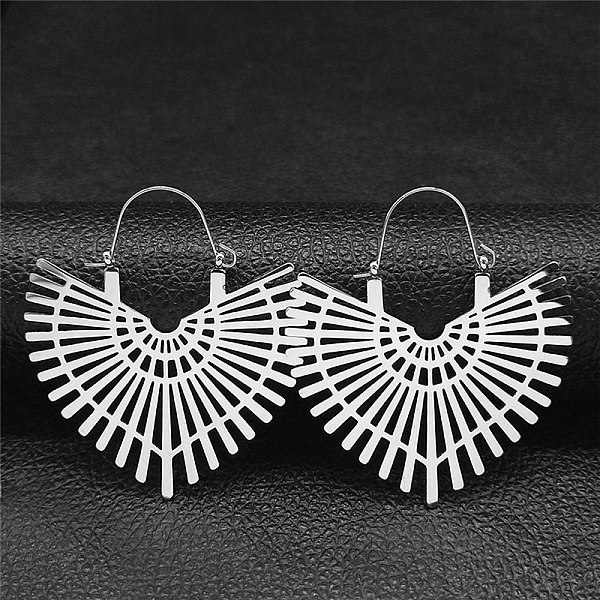 PandaHall 304 Stainless Steel Hollow Heart Hoop Earring, Bohemia Earrings, Stainless Steel Color, 48x40mm 304 Stainless Steel Heart
PandaHall 304 Stainless Steel Hollow Heart Hoop Earring, Bohemia Earrings, Stainless Steel Color, 48x40mm 304 Stainless Steel Heart